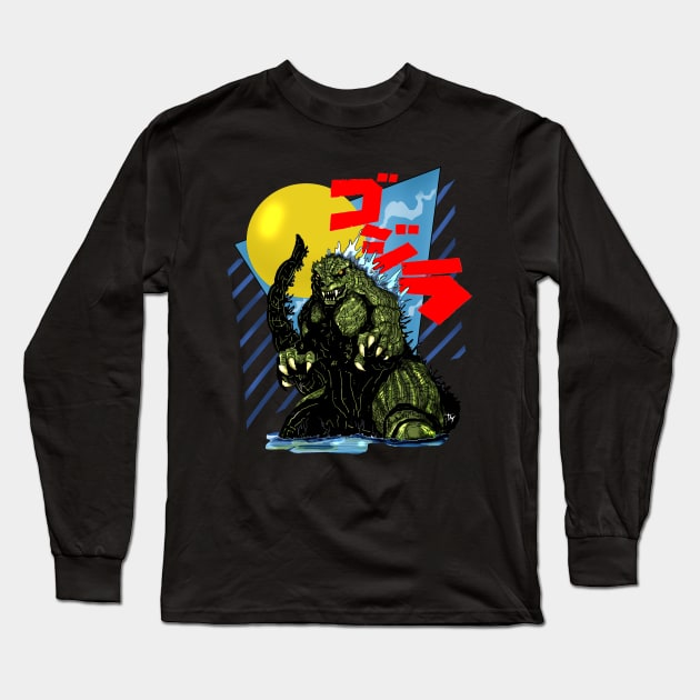 Godzilla King of Monsters Long Sleeve T-Shirt by Trapjaw1974